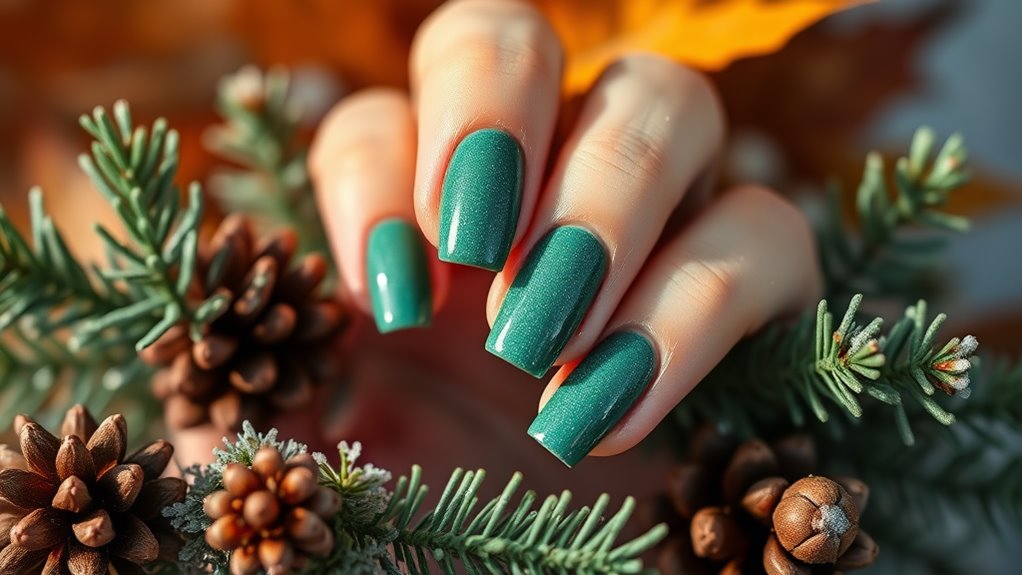 chilly evergreen color shade