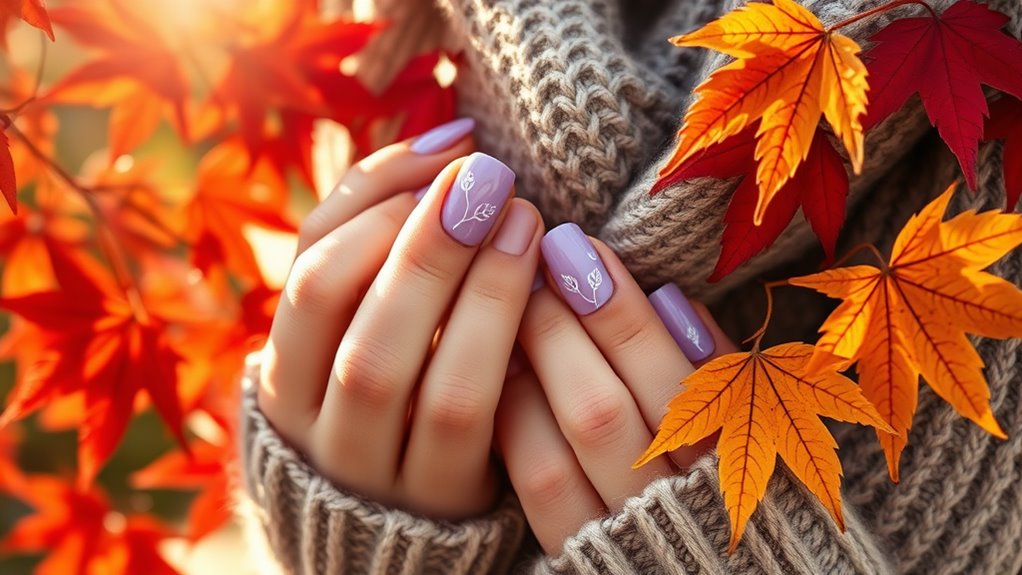 lavender hued decorative touch
