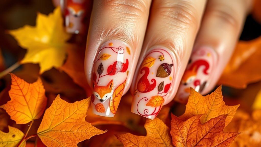 whimsical forest animal illustrations
